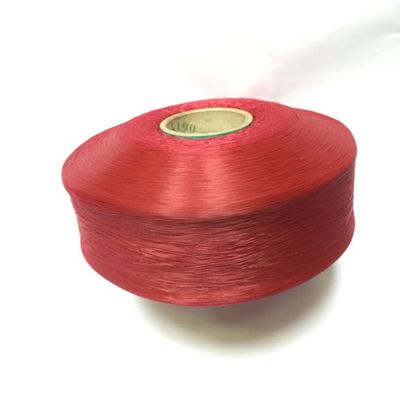 FDY 600D Hollow Polypropylene Filament Yarn Red PP Filament Yarn