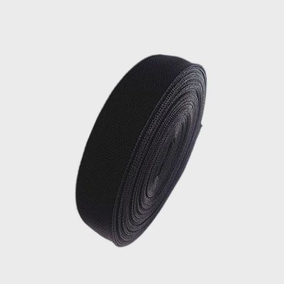 2.5cm Black Polypropylene Webbing PP Webbing For Packaging  Non Elastic